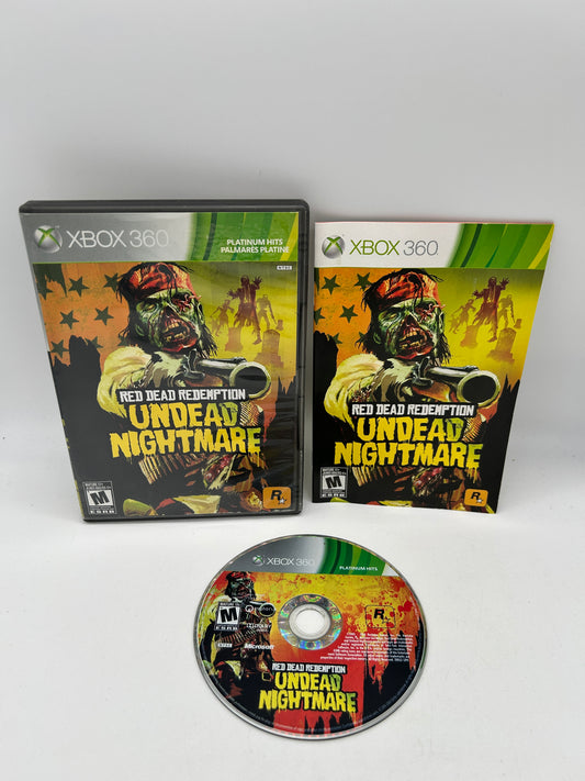 PiXEL-RETRO.COM : MICROSOFT XBOX 360 COMPLETE CIB BOX MANUAL GAME NTSC RED DEAD REDEMPTION UNDEAD NIGHTMARE
