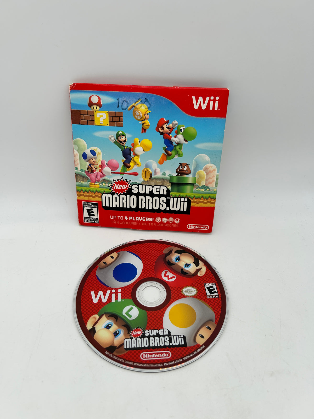 PiXEL-RETRO.COM : NINTENDO WII COMPLET CIB BOX MANUAL GAME NTSC NEW SUPER MARIO BROS. WII