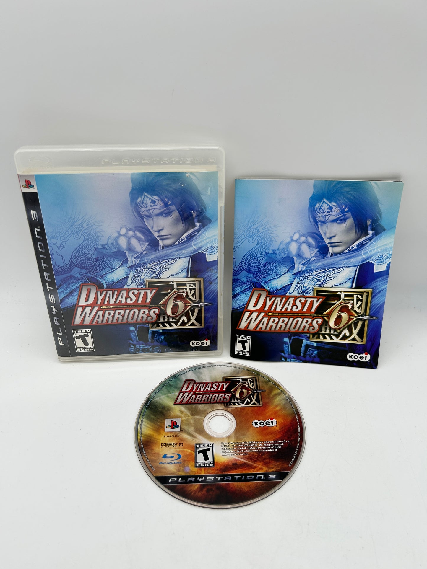 PiXEL-RETRO.COM : SONY PLAYSTATION 3 (PS3) COMPLET CIB BOX MANUAL GAME NTSC DYNASTY WARRIORS 6