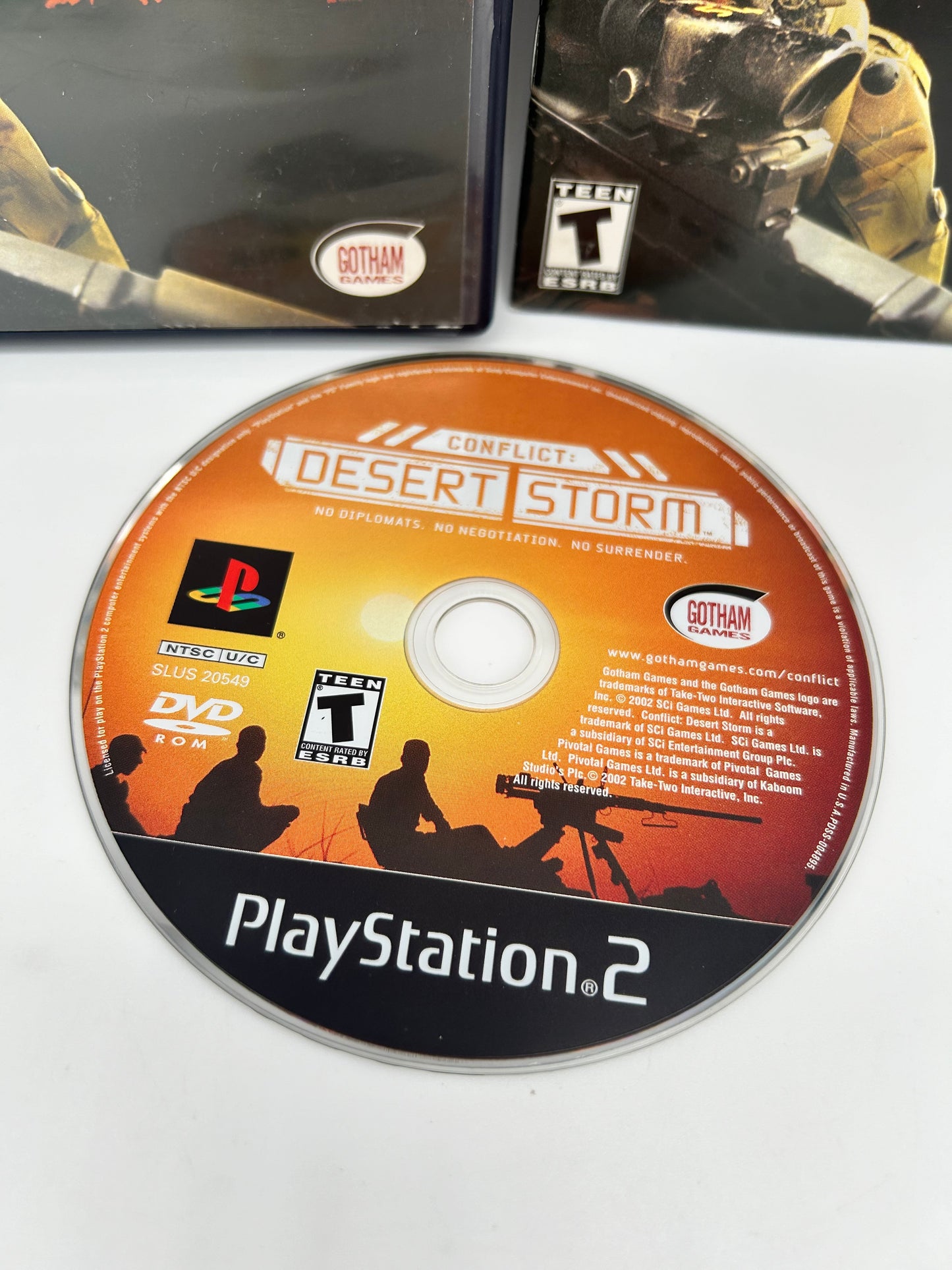 PiXEL-RETRO.COM : SONY PLAYSTATION 2 (PS2) COMPLET CIB BOX MANUAL GAME NTSC CONFLICT : DESERT STORM