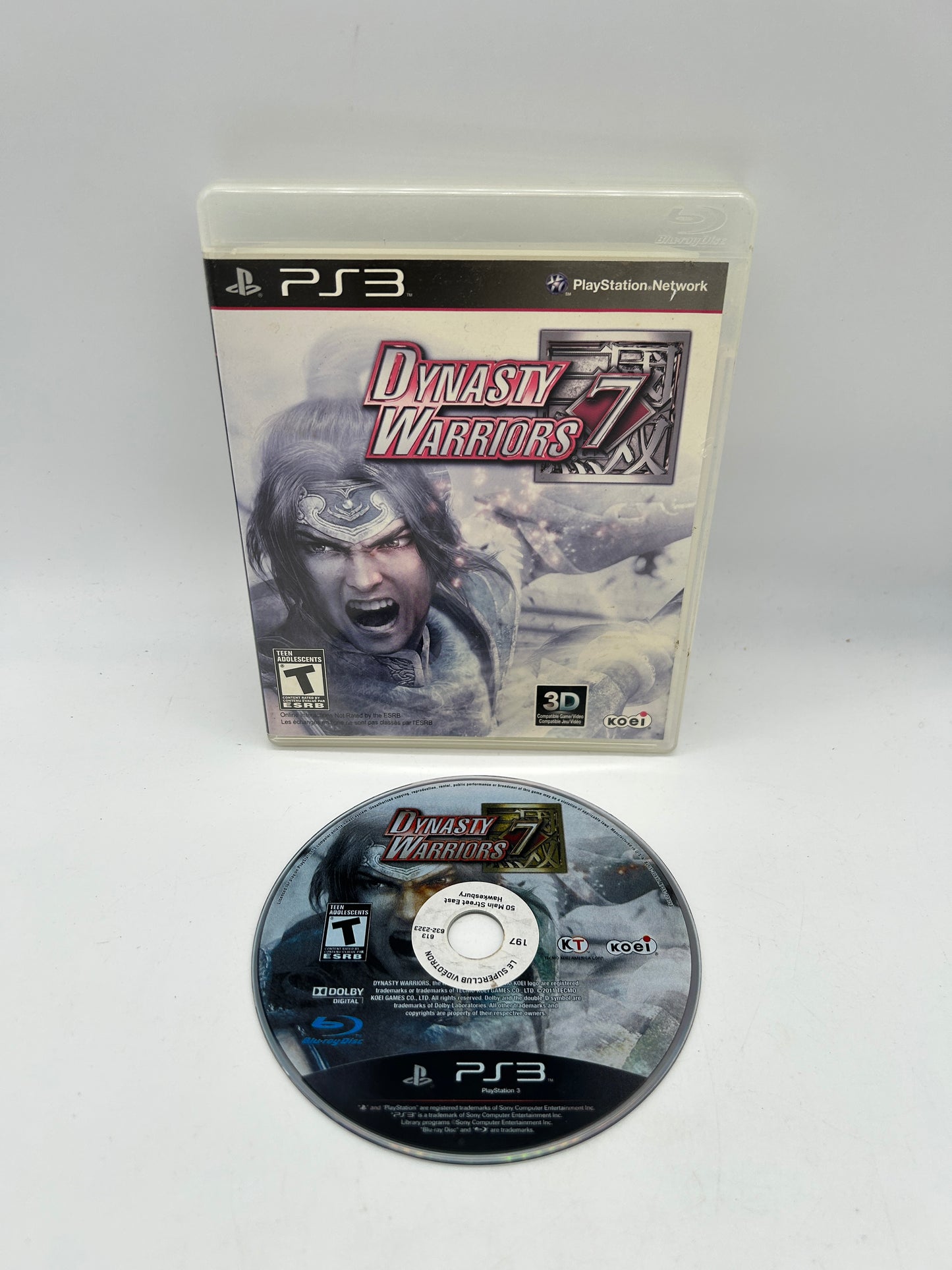 PiXEL-RETRO.COM : SONY PLAYSTATION 3 (PS3) COMPLET CIB BOX MANUAL GAME NTSC DYNASTY WARRIORS 7