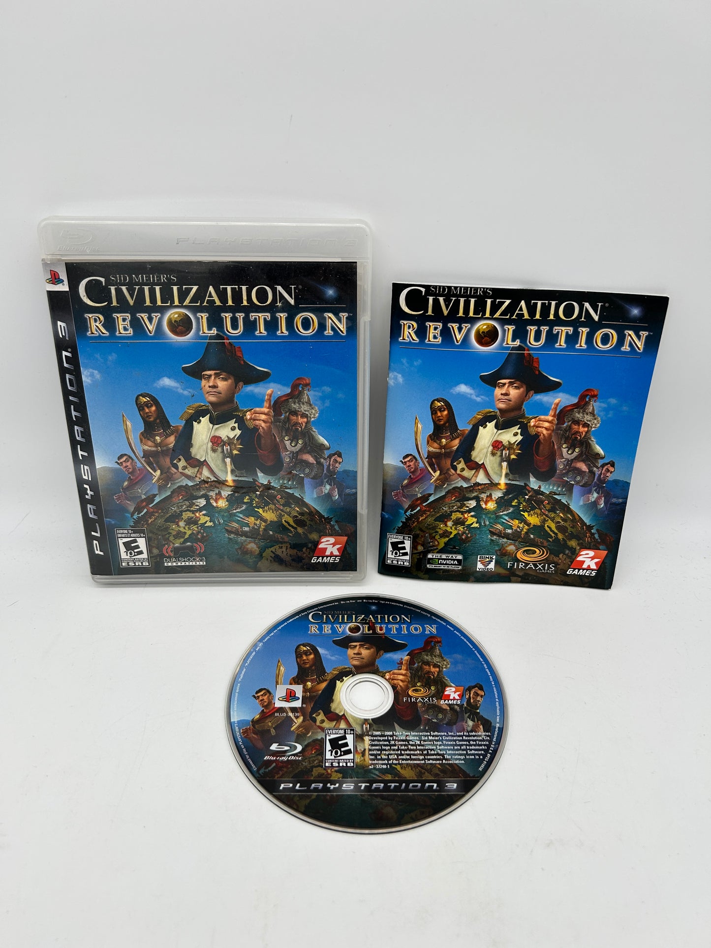 PiXEL-RETRO.COM : SONY PLAYSTATION 3 (PS3) COMPLET CIB BOX MANUAL GAME NTSC CIVILIZATION REVOLUTION