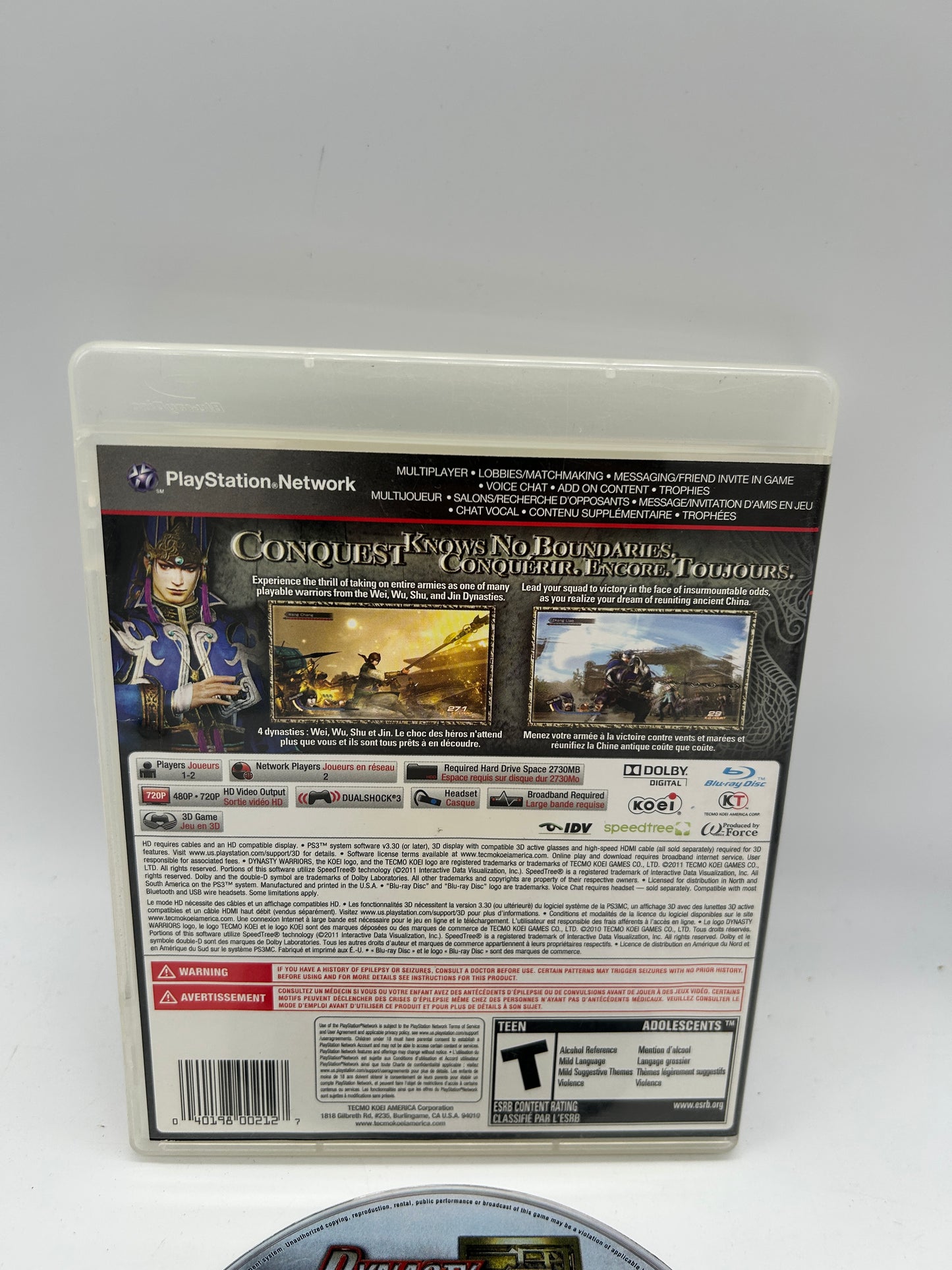 SONY PLAYSTATiON 3 [PS3] | DYNASTY WARRiORS 7