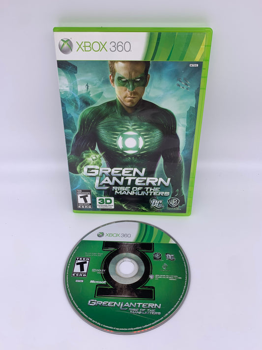 PiXEL-RETRO.COM : MICROSOFT XBOX 360 COMPLETE CIB BOX MANUAL GAME NTSC GREEN LANTERN RISE OF THE MANHUNTERS