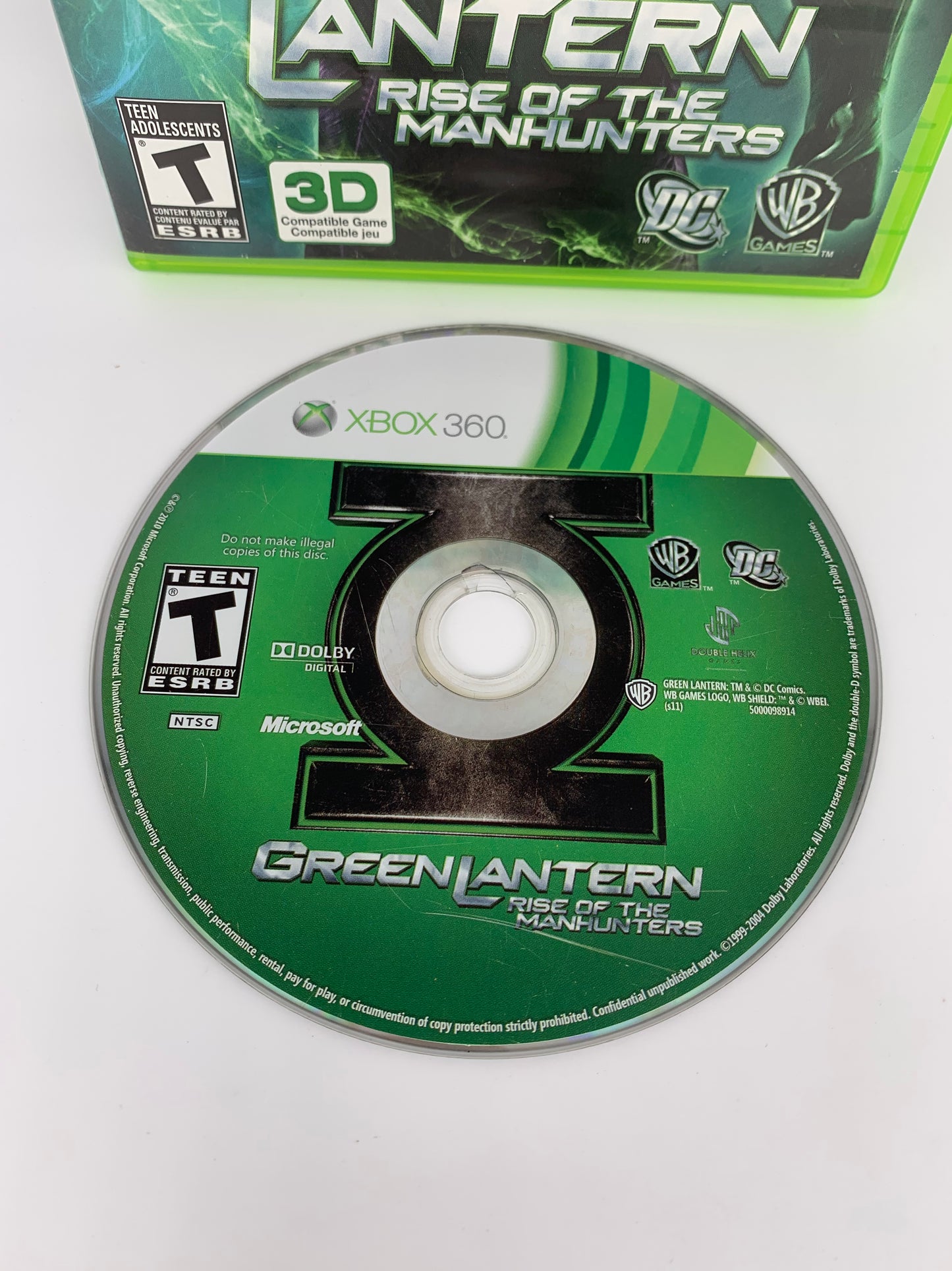 MiCROSOFT XBOX 360 | GREEN LANTERN RiSE OF THE MANHUNTERS