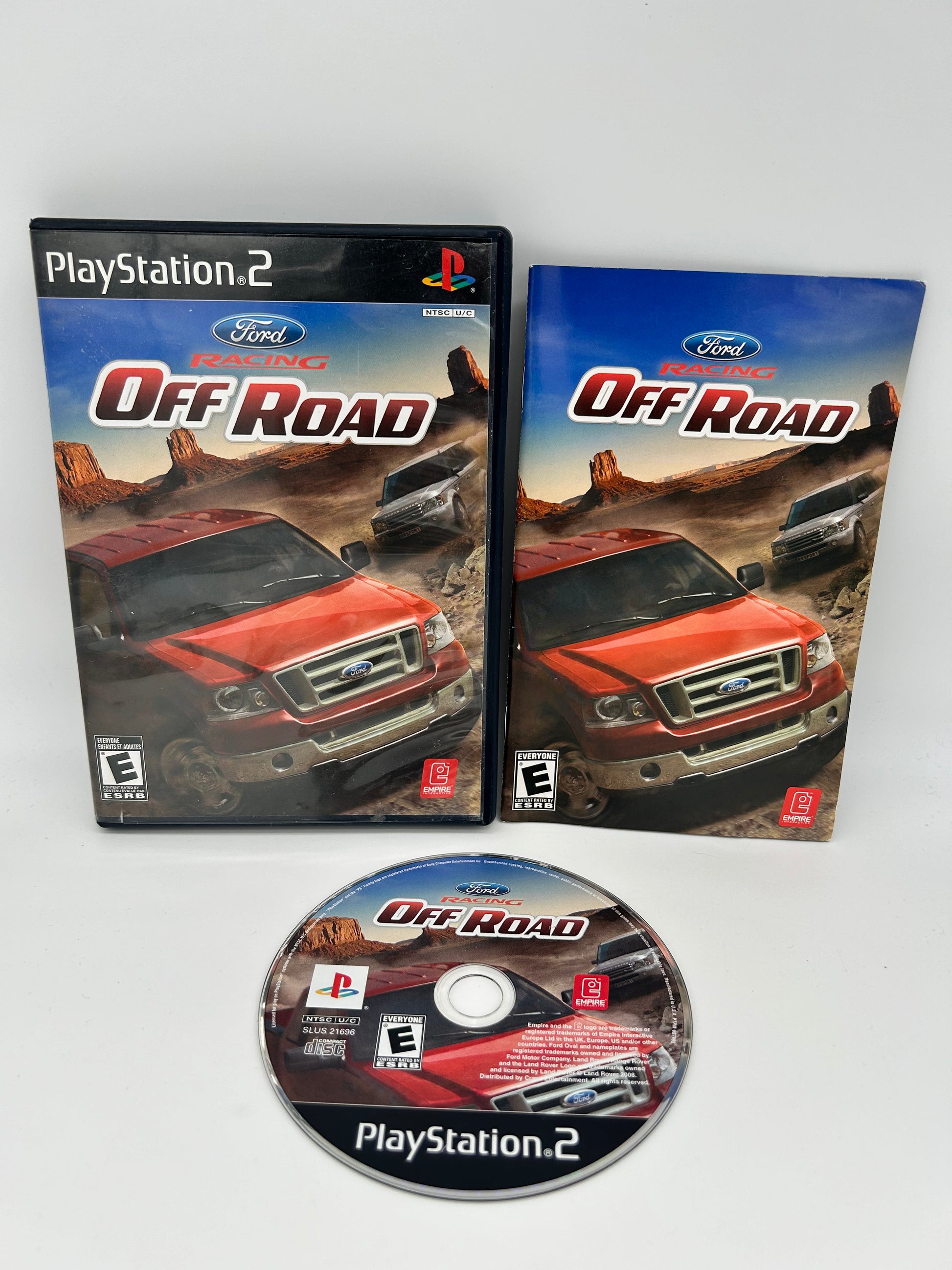 PiXEL-RETRO.COM : SONY PLAYSTATION 2 (PS2) COMPLET CIB BOX MANUAL GAME NTSC FORD RACING OFFROAD