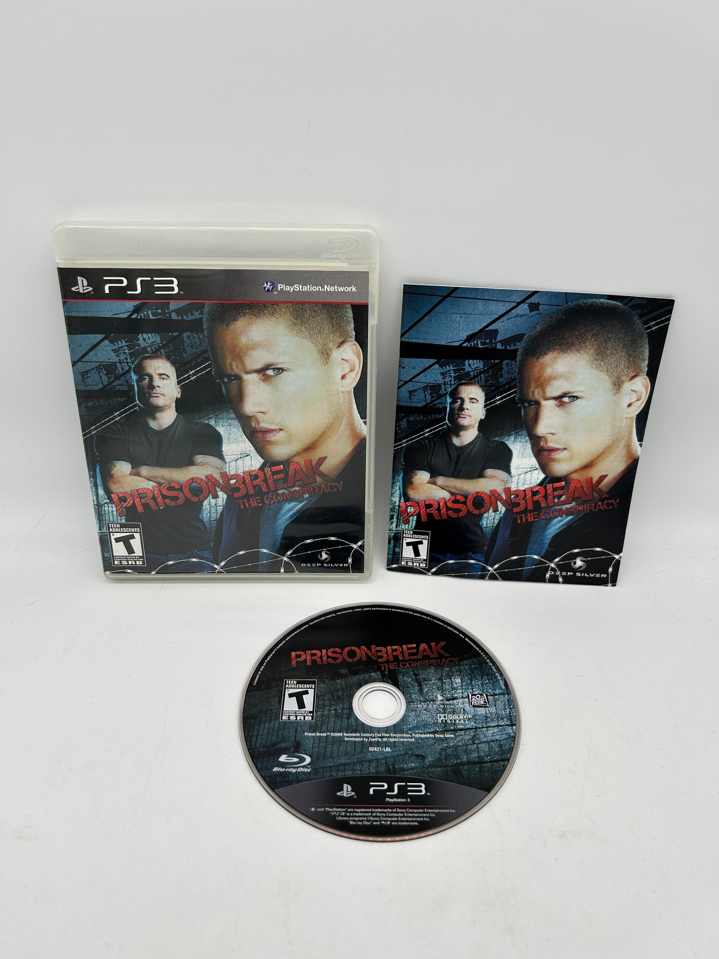 PiXEL-RETRO.COM : SONY PLAYSTATION 3 (PS3) COMPLET CIB BOX MANUAL GAME NTSC PRISON BREAK THE CONSPIRACY