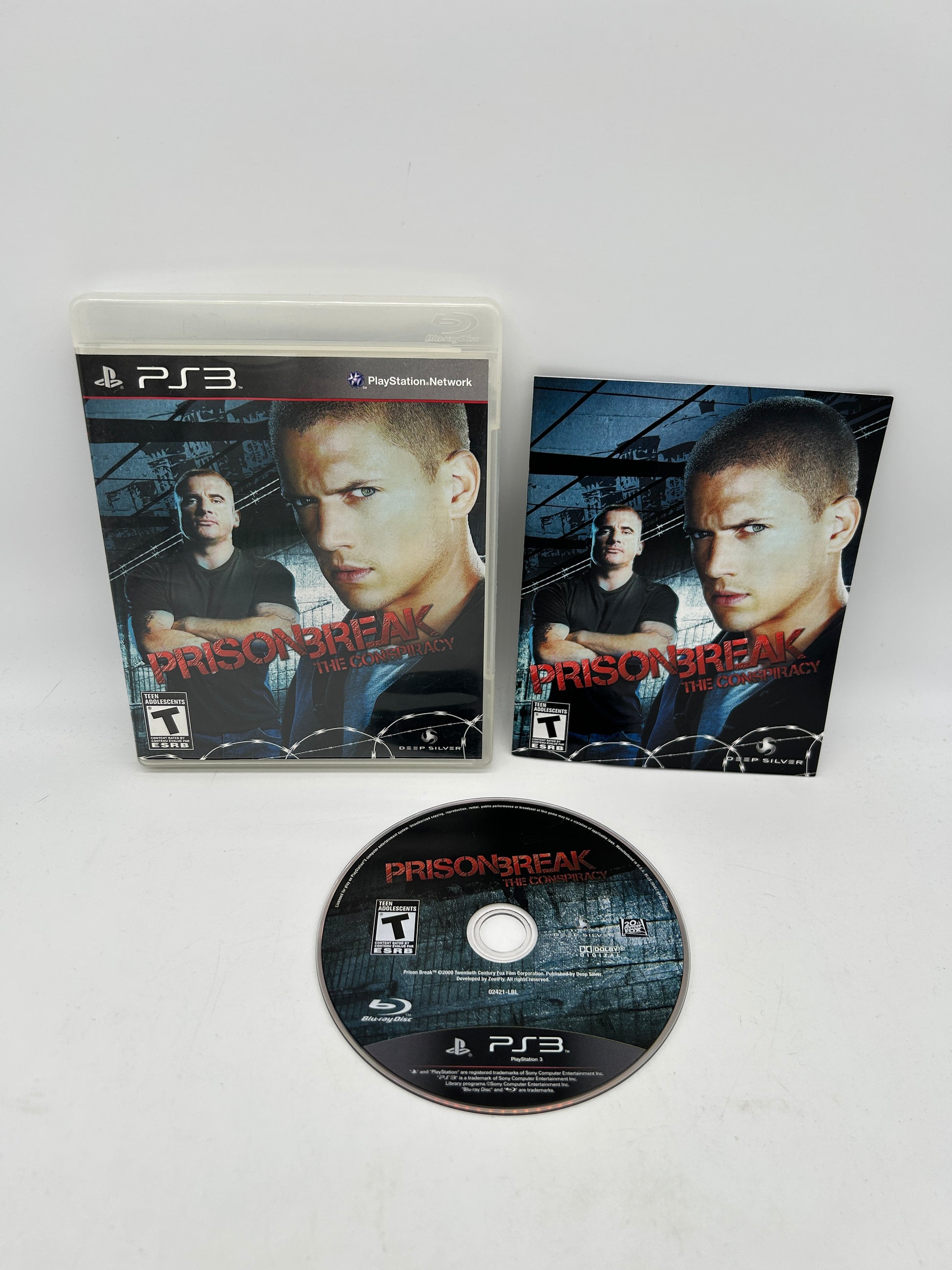 PiXEL-RETRO.COM : SONY PLAYSTATION 3 (PS3) COMPLET CIB BOX MANUAL GAME NTSC PRISON BREAK THE CONSPIRACY