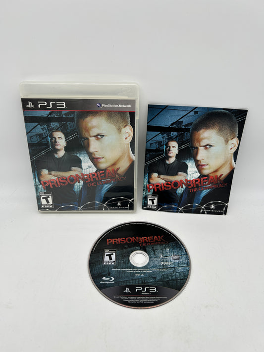 PiXEL-RETRO.COM : SONY PLAYSTATION 3 (PS3) COMPLET CIB BOX MANUAL GAME NTSC PRISON BREAK THE CONSPIRACY
