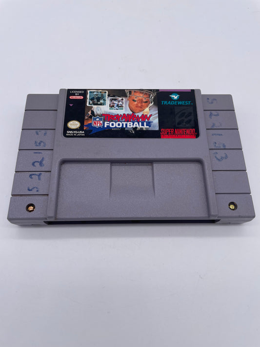 PiXEL-RETRO.COM : SUPER NINTENDO NES (SNES) GAME NTSC TROY AIKMAN FOOTBALL