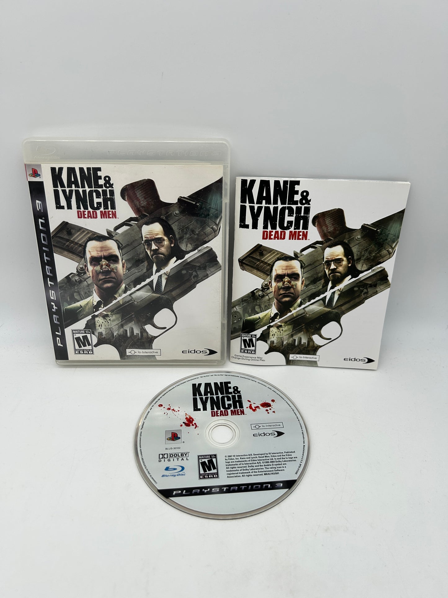 PiXEL-RETRO.COM : SONY PLAYSTATION 3 (PS3) COMPLET CIB BOX MANUAL GAME NTSC KANE & LYNCH DEAD MEN