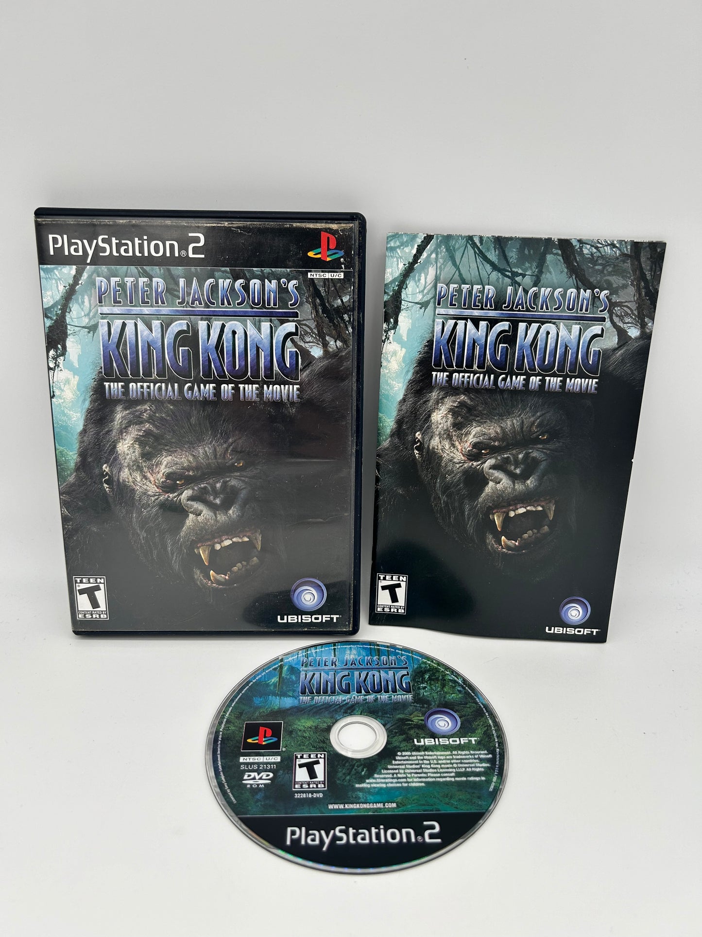 PiXEL-RETRO.COM : SONY PLAYSTATION 2 (PS2) COMPLET CIB BOX MANUAL GAME NTSC PETER JACKSONS KiNG KONG THE OFFiCiAL GAME OF THE MOViE