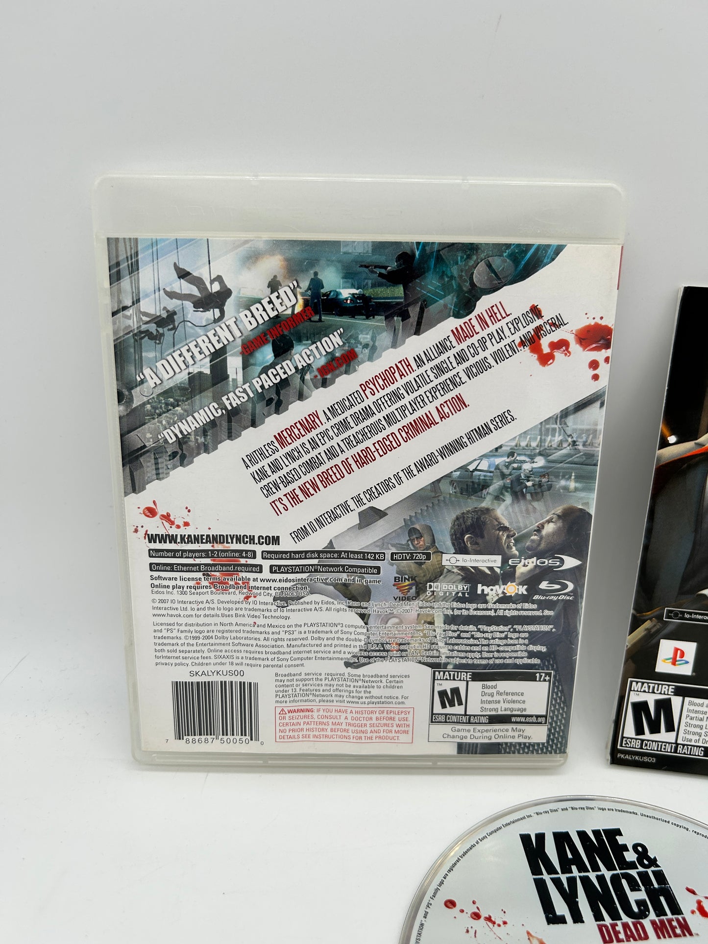 SONY PLAYSTATiON 3 [PS3] | KANE &amp; LYNCH DEAD MEN