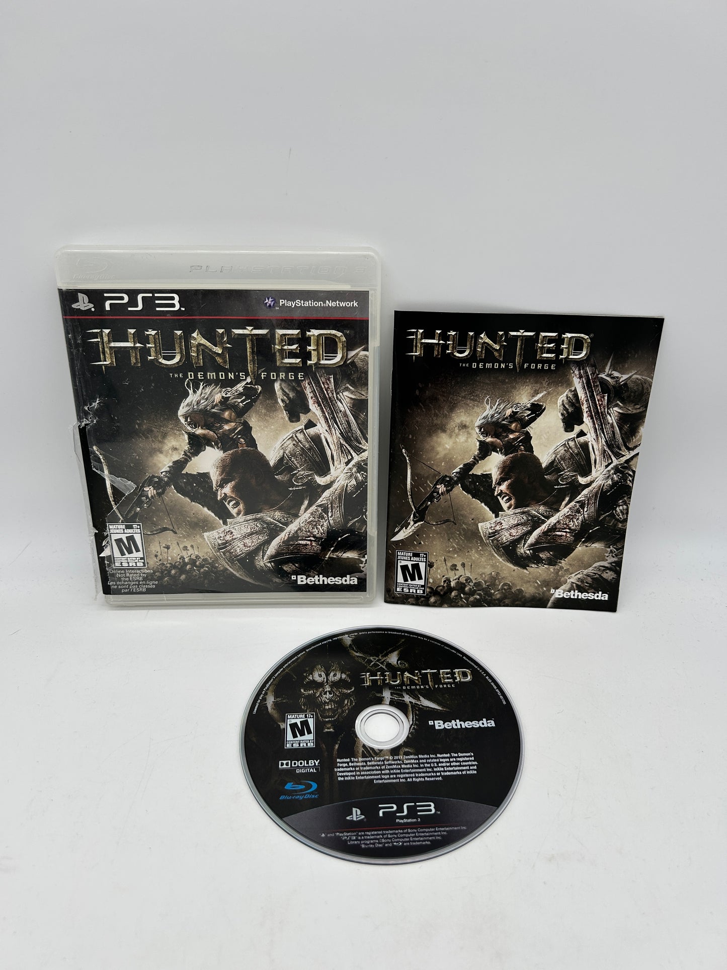 PiXEL-RETRO.COM : SONY PLAYSTATION 3 (PS3) COMPLET CIB BOX MANUAL GAME NTSC HUNTED THE DEMON'S FORGE
