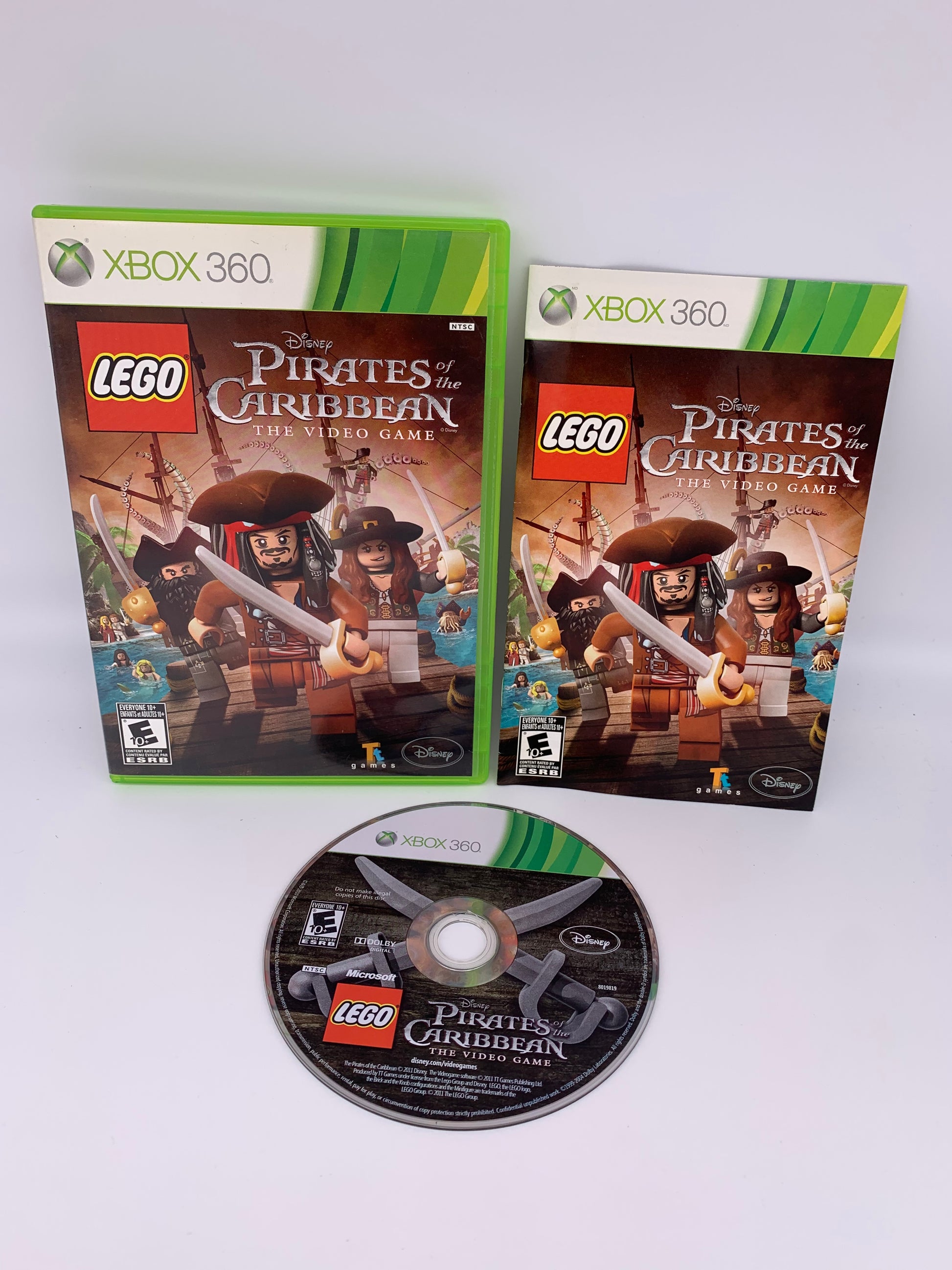 PiXEL-RETRO.COM : MICROSOFT XBOX 360 COMPLETE CIB BOX MANUAL GAME NTSC LEGO PIRATES OF THE CARIBBEAN THE VIDEO GAME