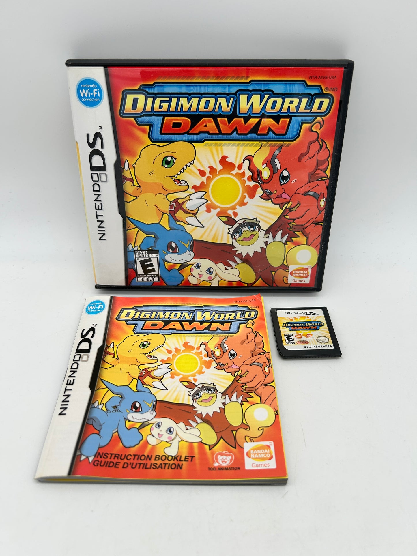 PiXEL-RETRO.COM : NINTENDO DS (DS) COMPLETE CIB BOX MANUAL GAME NTSC DIGIMON WORLD DAWN