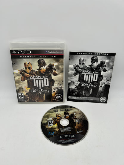 PiXEL-RETRO.COM : SONY PLAYSTATION 3 (PS3) COMPLET CIB BOX MANUAL GAME NTSC ARMY OF TWO THE DEVIL'S CARTEL
