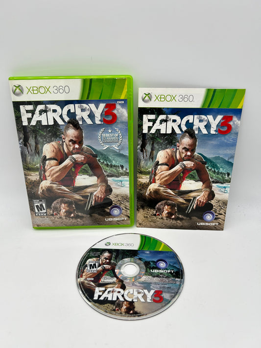 PiXEL-RETRO.COM : MICROSOFT XBOX 360 COMPLETE CIB BOX MANUAL GAME NTSC FAR CRY 3 FARCRY