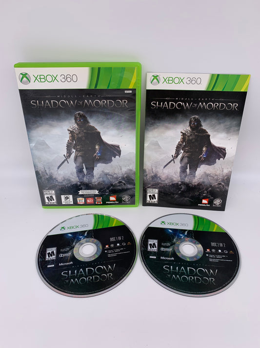 PiXEL-RETRO.COM : MICROSOFT XBOX 360 COMPLETE CIB BOX MANUAL GAME NTSC MIDDLE EARTH SHADOW OF MORDOR