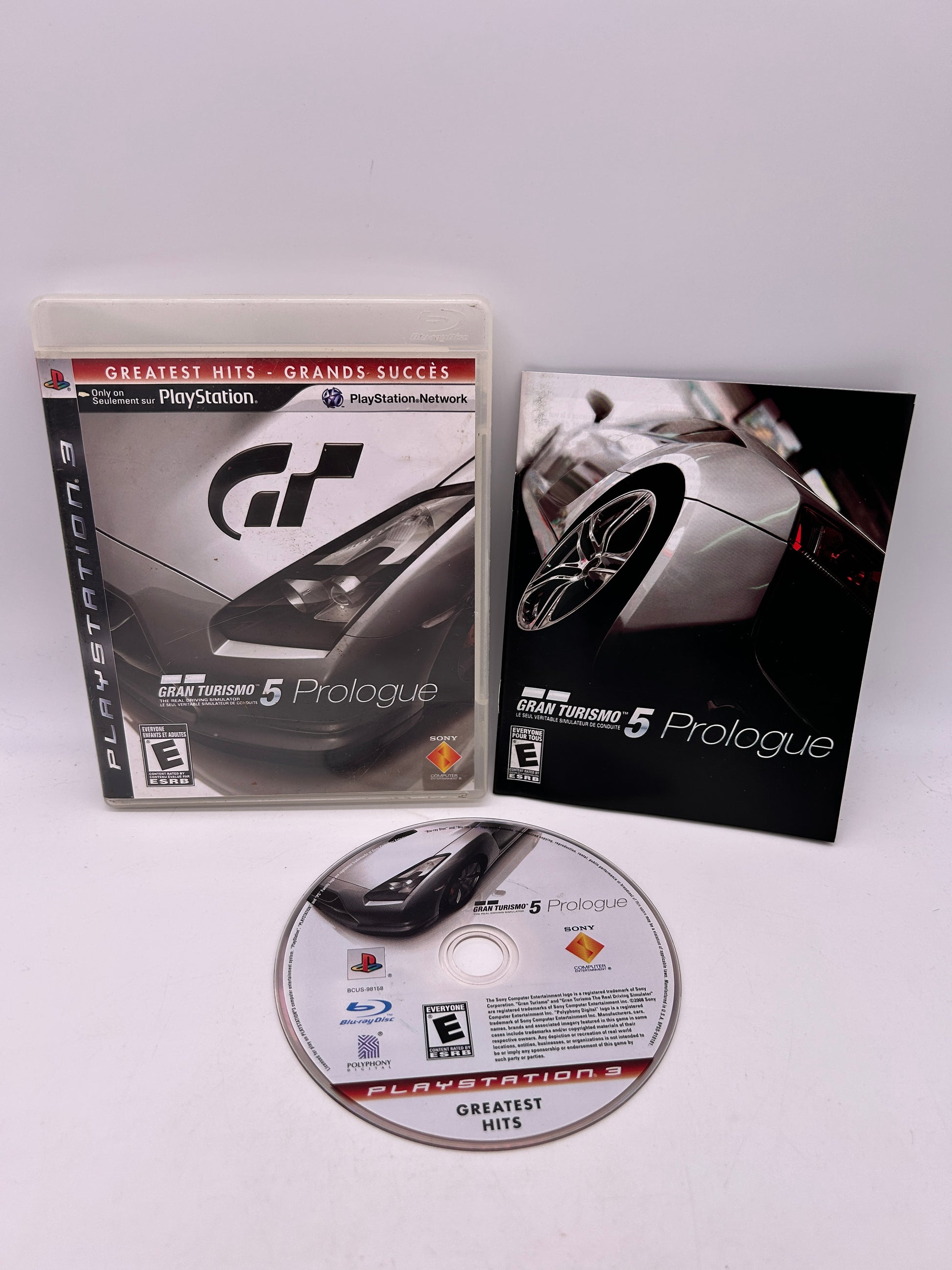 PiXEL-RETRO.COM : SONY PLAYSTATION 3 (PS3) COMPLET CIB BOX MANUAL GAME NTSC GRAN TURISMO 5 PROLOGUE