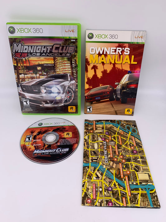 PiXEL-RETRO.COM : MICROSOFT XBOX 360 COMPLETE CIB BOX MANUAL GAME NTSC MIDNIGHT CLUB LOS ANGELES