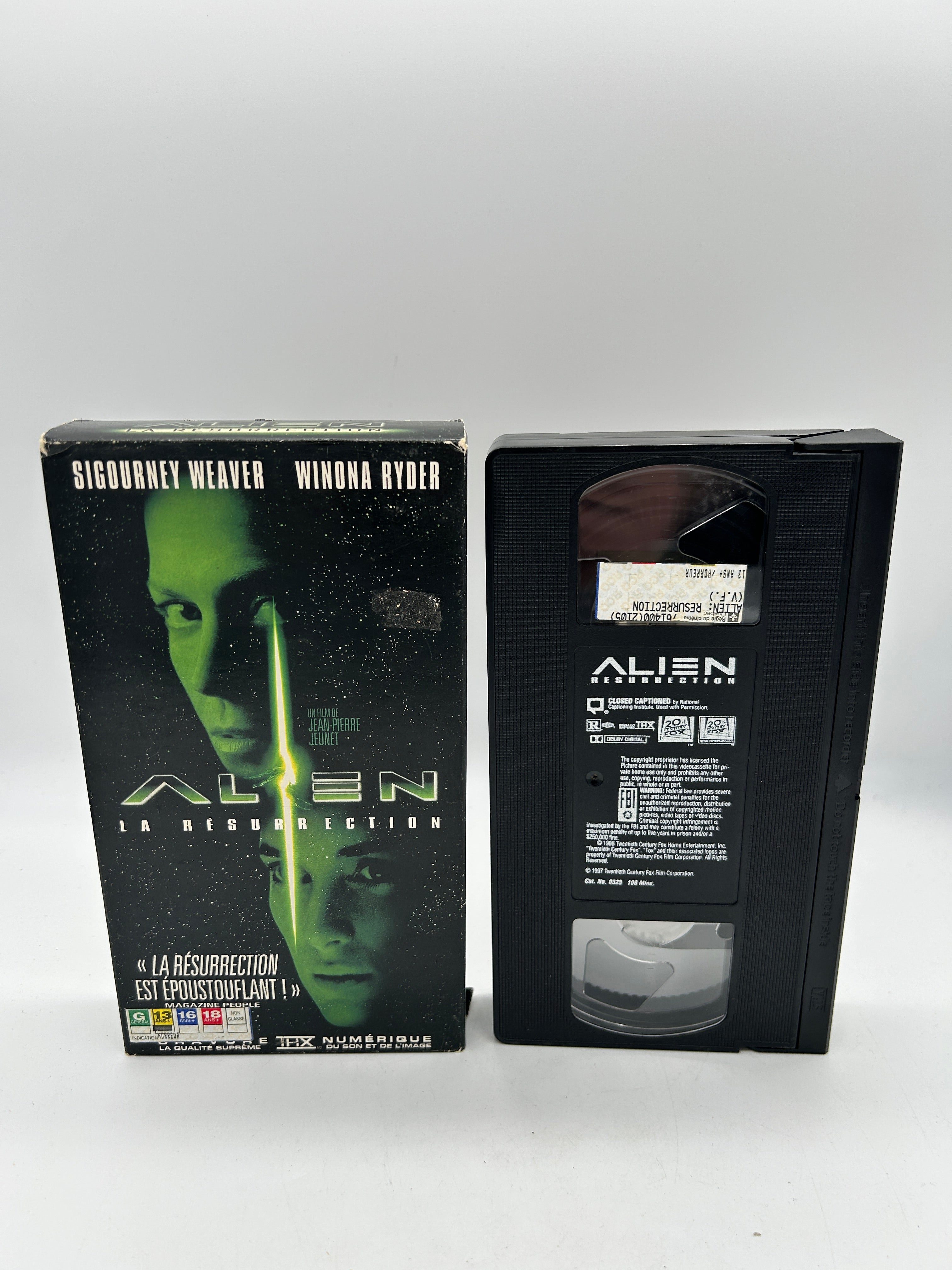 FRENCH VHS MOVIE | ALIEN: RESURRECTION – PiXEL-RETRO.COM