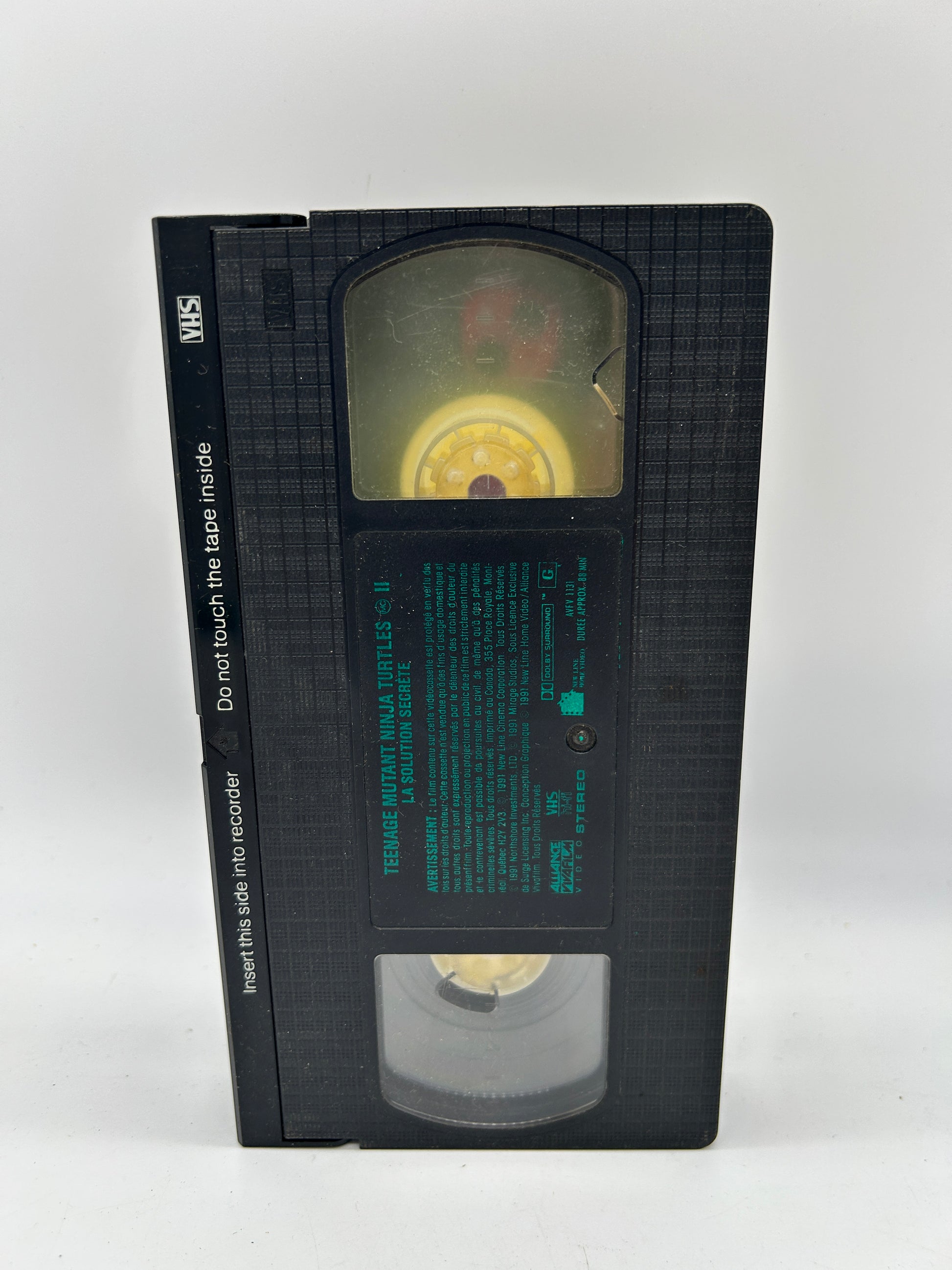 FiLM VHS FRANCAiS | LES TORTUES NiNJAS II LA SOLUTiON SECRÈTE [TEENAGE MUTANT NiNJA TURTLES]