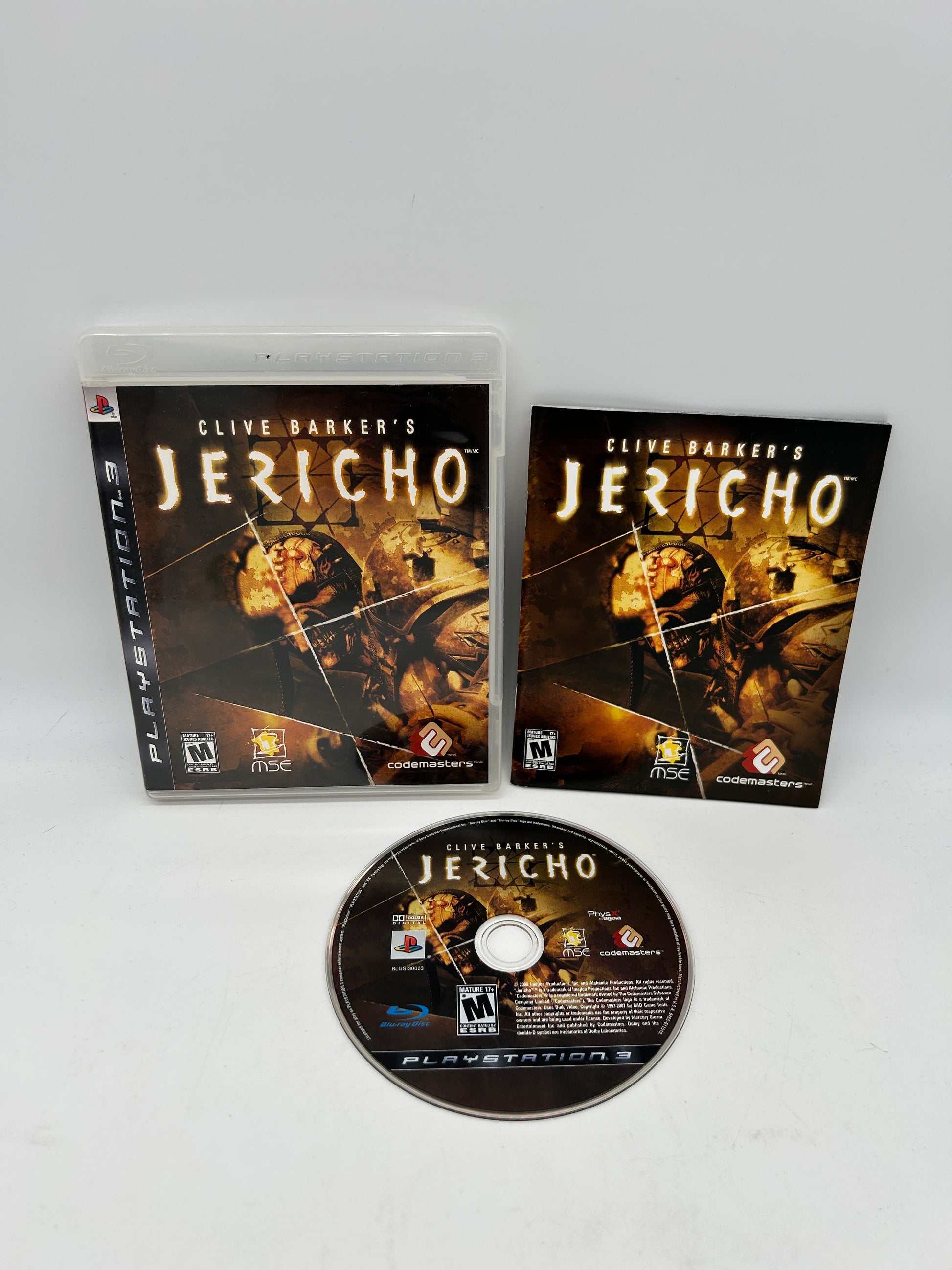 PiXEL-RETRO.COM : SONY PLAYSTATION 3 (PS3) COMPLET CIB BOX MANUAL GAME NTSC CLIVE BARKER'S JERICHO