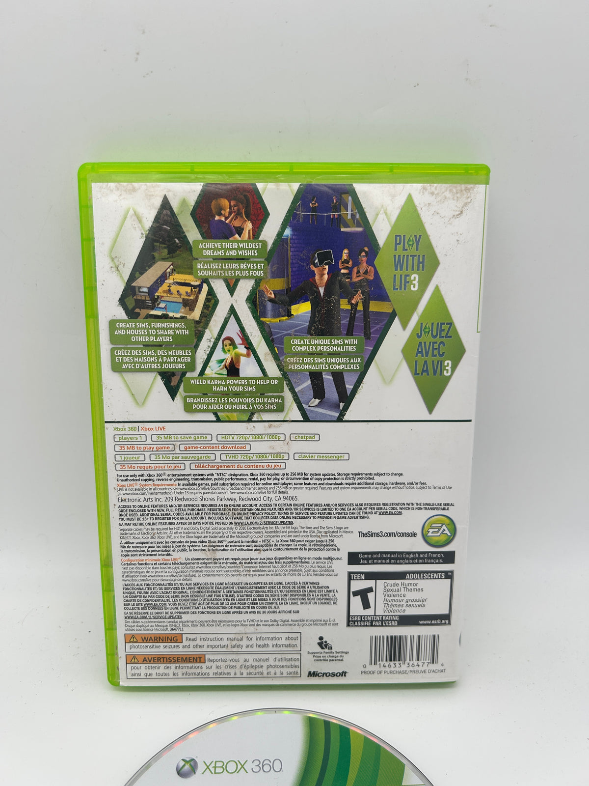 MICROSOFT XBOX 360 | THE SIMS 3