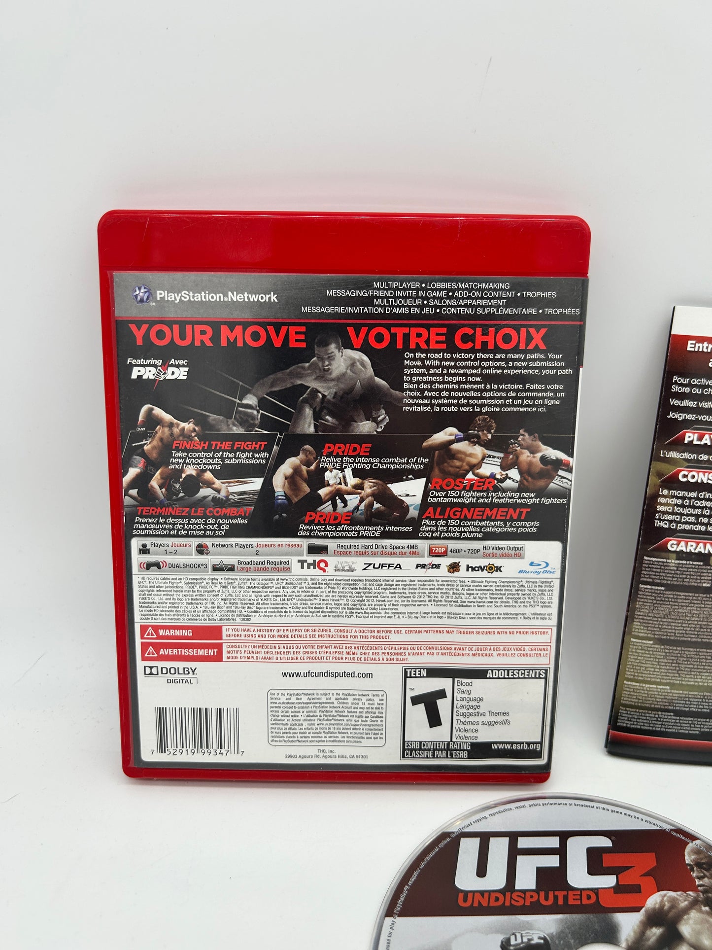 SONY PLAYSTATiON 3 [PS3] | UFC UNDISPUTED 3