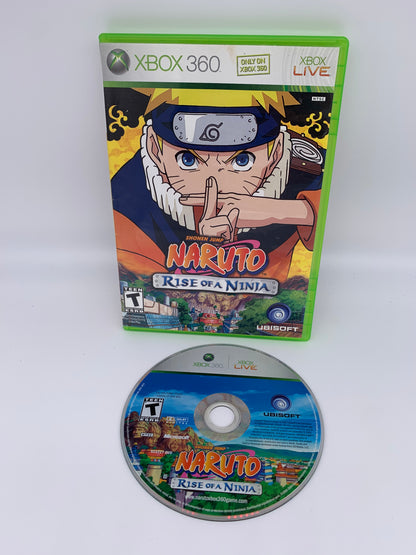 PiXEL-RETRO.COM : MICROSOFT XBOX 360 COMPLETE CIB BOX MANUAL GAME NTSC NARUTO RISE OF A NINJA