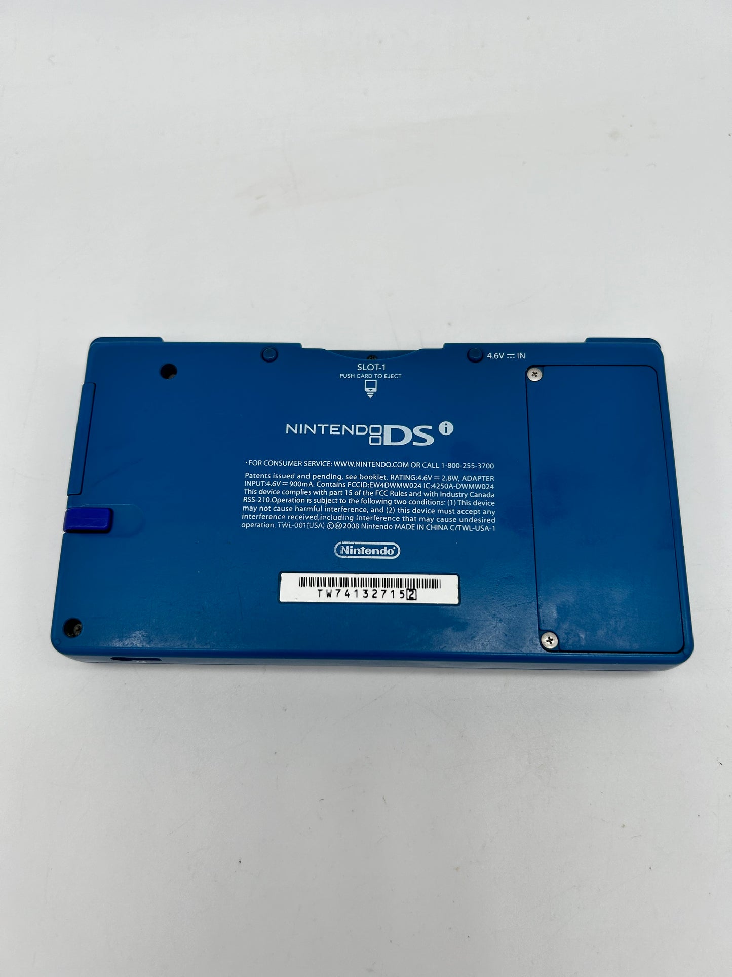 NiNTENDO DS DSi CONSOLE | MODEL BLEU METALLiQUE TWL-001