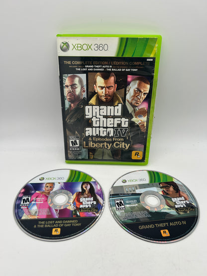 PiXEL-RETRO.COM : MICROSOFT XBOX 360 COMPLETE CIB BOX MANUAL GAME NTSC GRAND THEFT AUTO IV 4 EPISODES FROM LIBERTY CITY