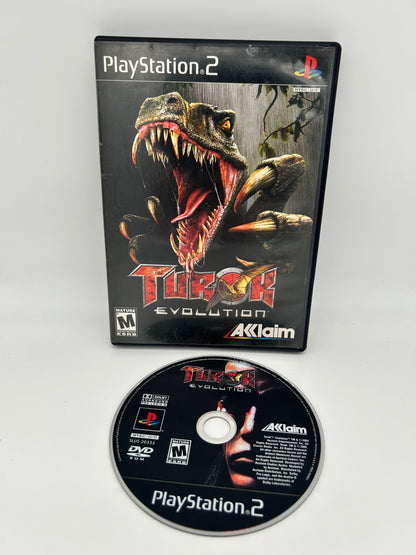 PiXEL-RETRO.COM : SONY PLAYSTATION 2 (PS2) COMPLET CIB BOX MANUAL GAME NTSC TUROK EVOLUTION