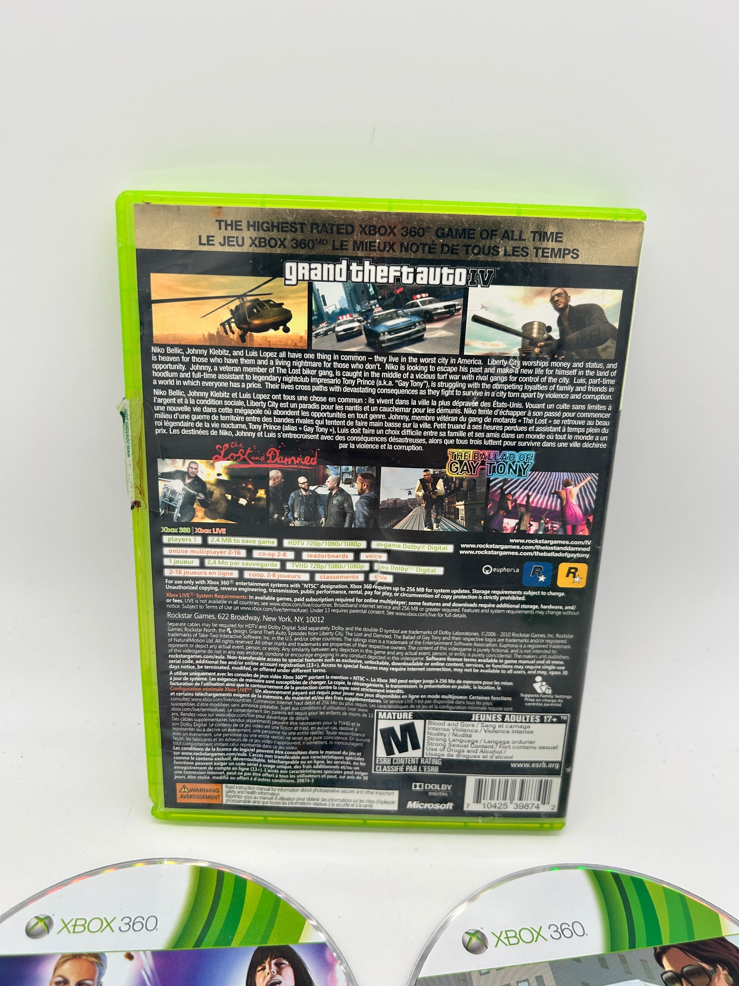 Microsoft XBOX 360 | GRAND THEFT AUTO IV &amp; EPiSODES FROM LiBERTY CiTY