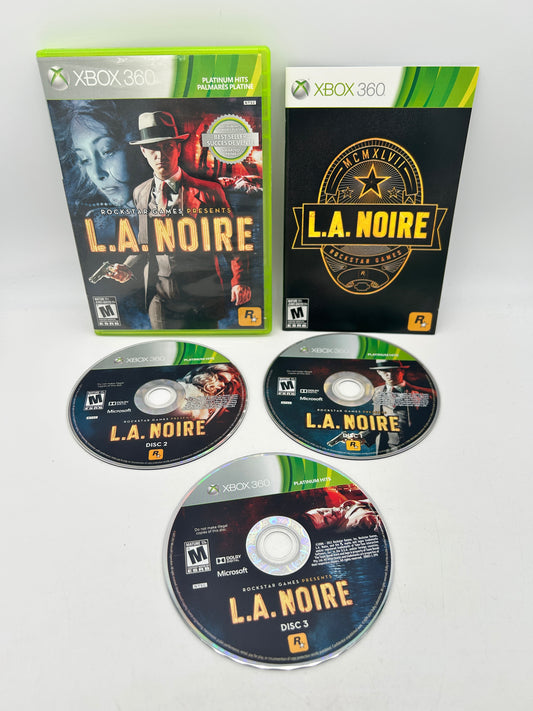 PiXEL-RETRO.COM : MICROSOFT XBOX 360 COMPLETE CIB BOX MANUAL GAME NTSC L.A. NOIRE