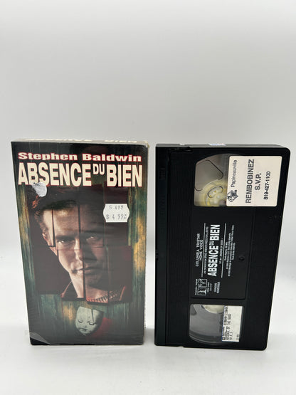 FiLM VHS FRANCAiS | ABSENCE DU BiEN [ABSENCE OF GOOD]