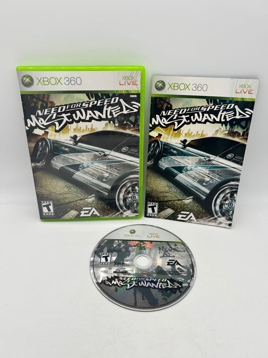 PiXEL-RETRO.COM : MICROSOFT XBOX 360 COMPLETE CIB BOX MANUAL GAME NTSC NEED FOR SPEED MOST WANTED