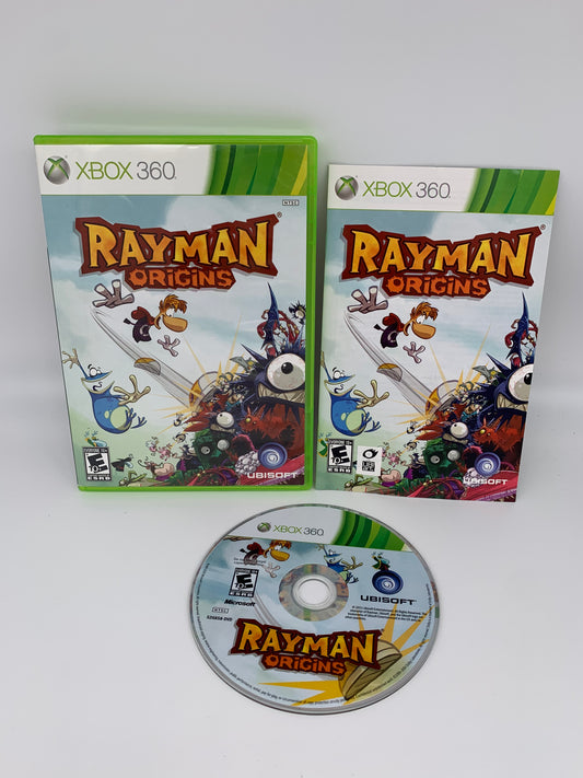 PiXEL-RETRO.COM : MICROSOFT XBOX 360 COMPLETE CIB BOX MANUAL GAME NTSC RAYMAN ORIGINS