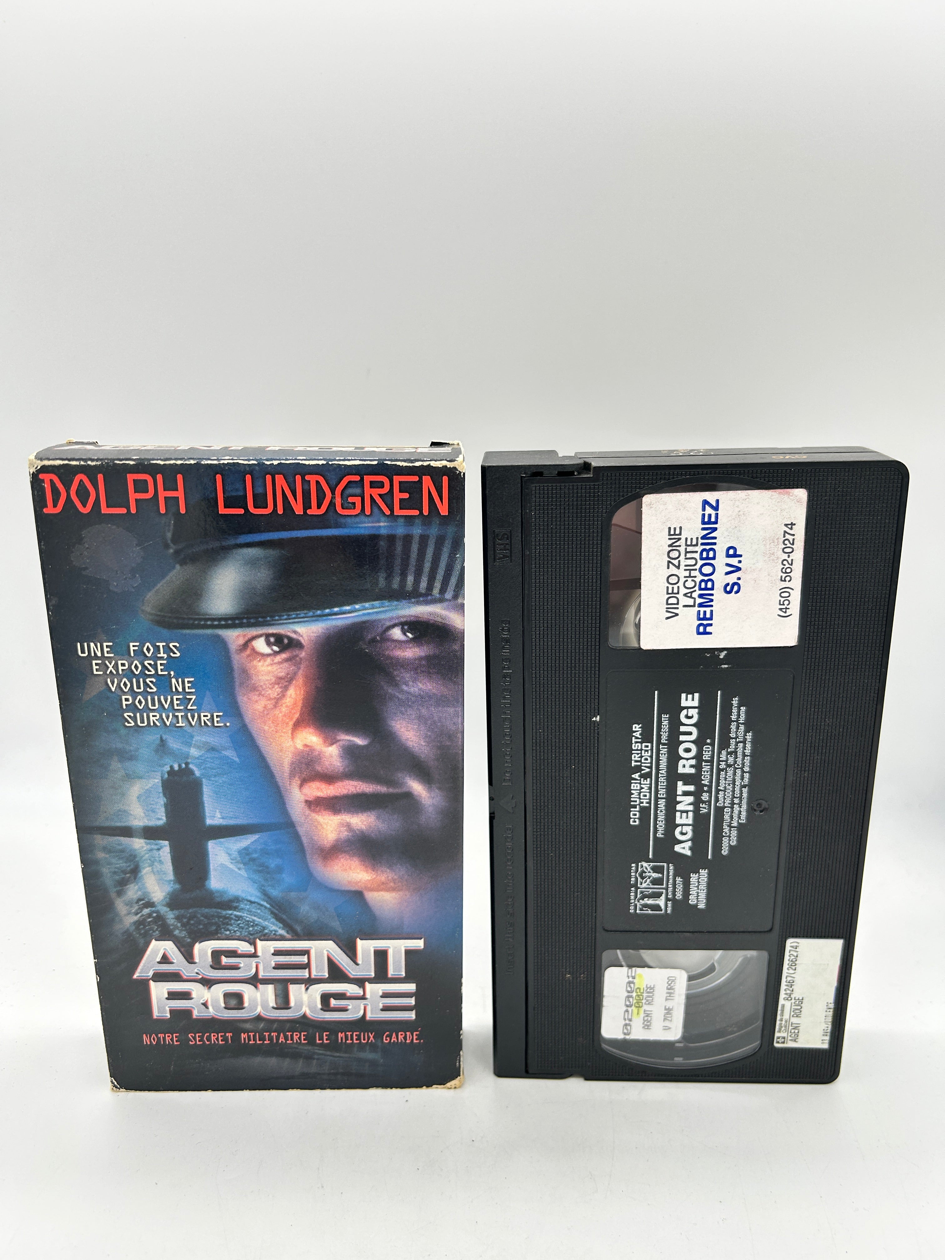 FRENCH VHS MOVIE | AGENT RED [RED] – PiXEL-RETRO.COM