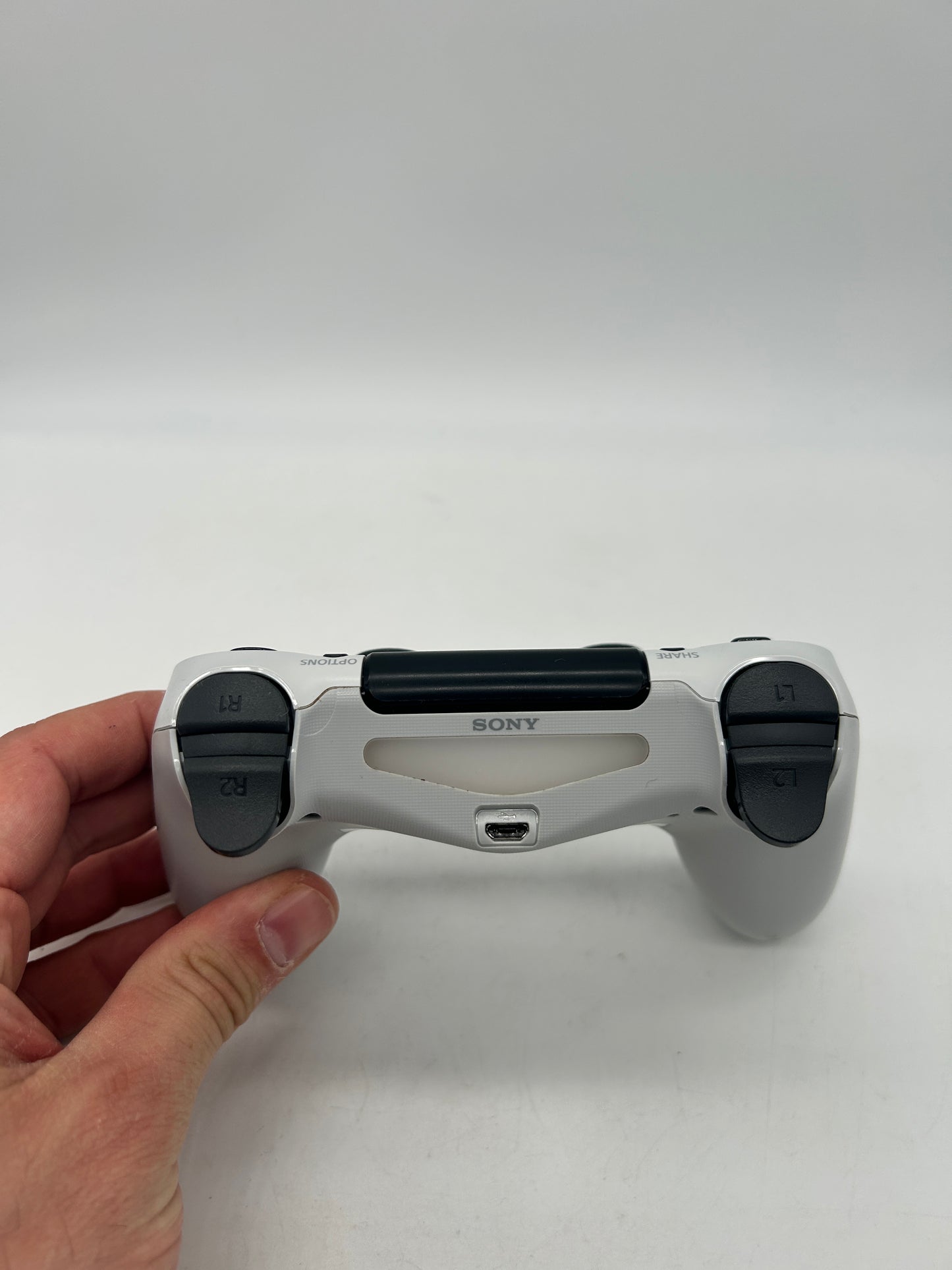 SONY PLAYSTATION 4 [PS4] CONTROLLER | ORIGINAL WHITE WIRELESS DUALSHOCK ANALOG JOYSTICK CONTROLLER | CUH-ZCT2U