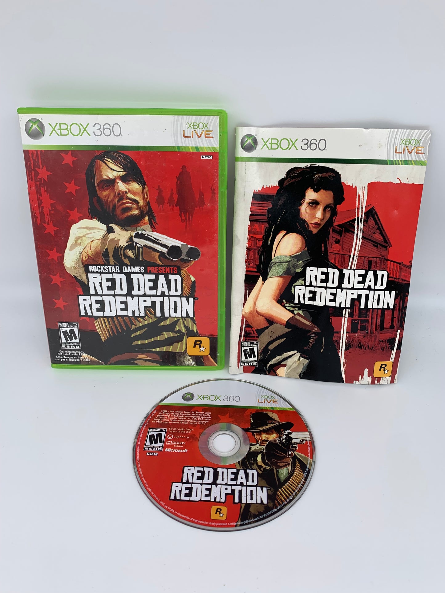 PiXEL-RETRO.COM : MICROSOFT XBOX 360 COMPLETE CIB BOX MANUAL GAME NTSC RED DEAD REDEMPTION