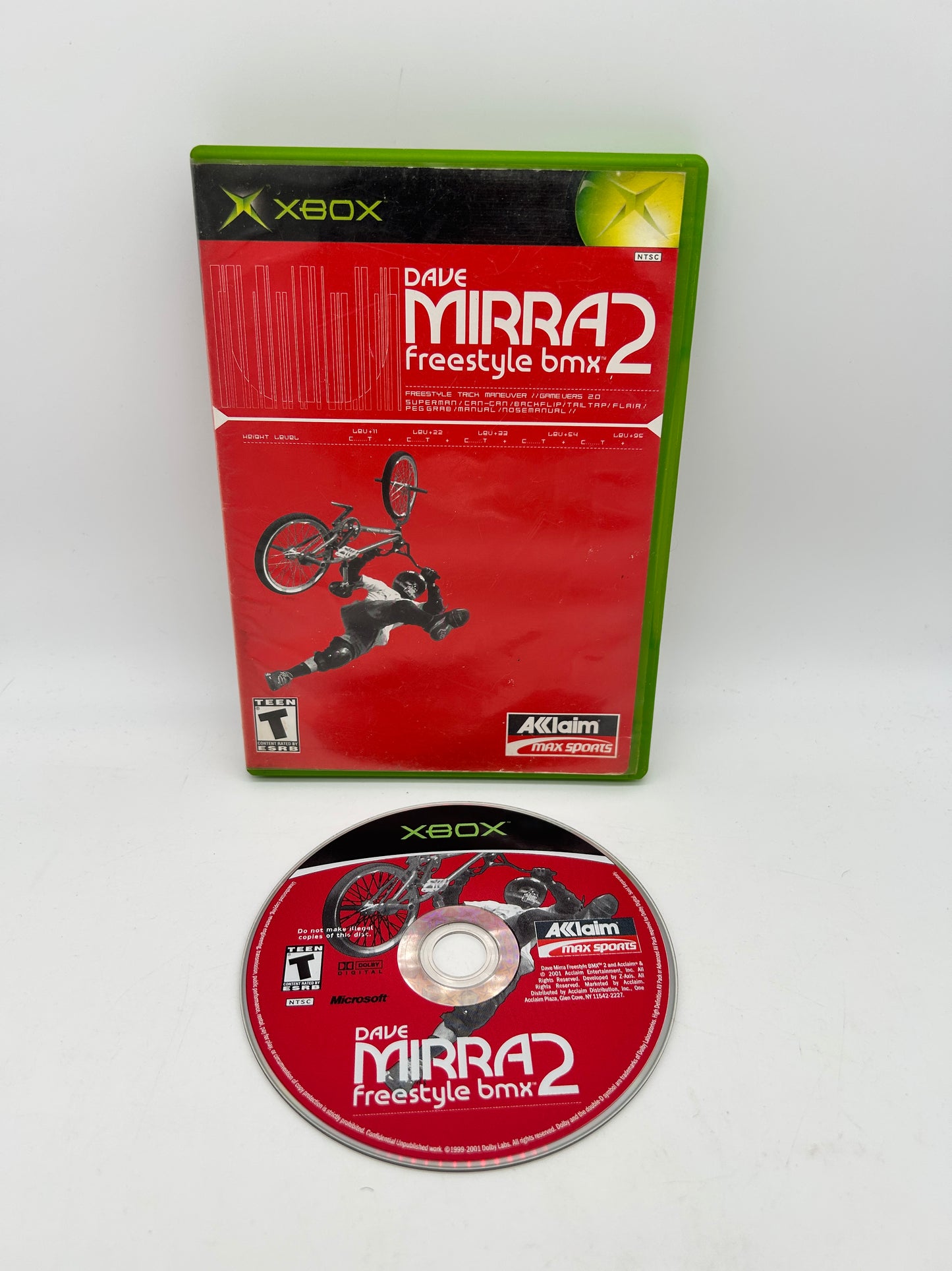 PiXEL-RETRO.COM : MICROSOFT XBOX COMPLETE CIB BOX MANUAL GAME NTSC DAVE MIRRA FREESTYLE BMX 2