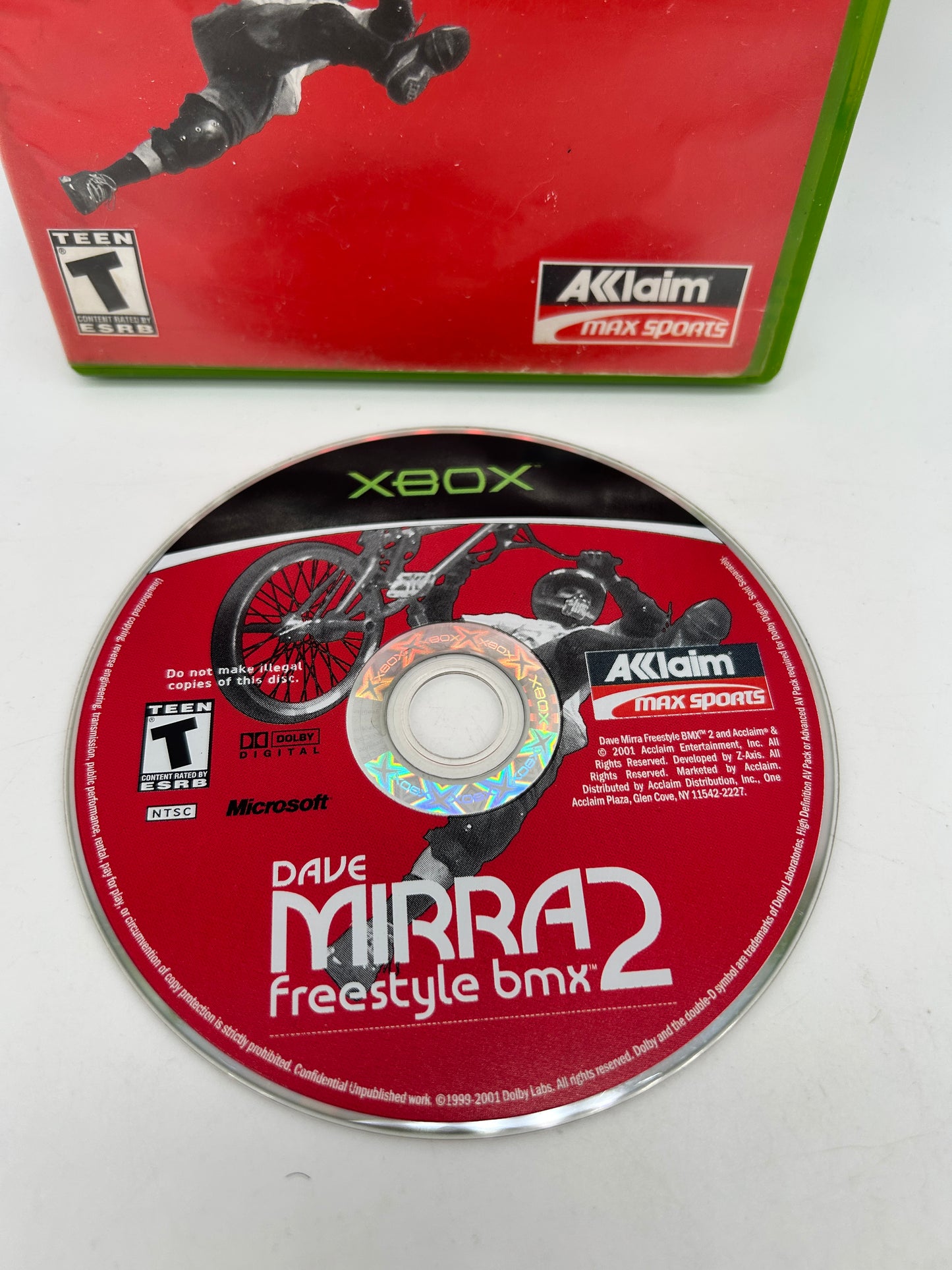 MiCROSOFT XBOX ORiGiNAL | DAVE MiRRA FREESTYLE BMX 2
