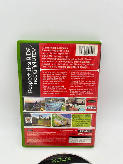 MiCROSOFT XBOX ORiGiNAL | DAVE MiRRA FREESTYLE BMX 2