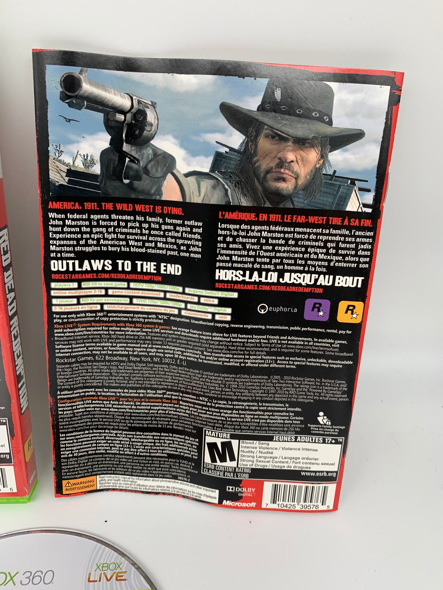 MiCROSOFT XBOX 360 | RED DEAD REDEMPTiON