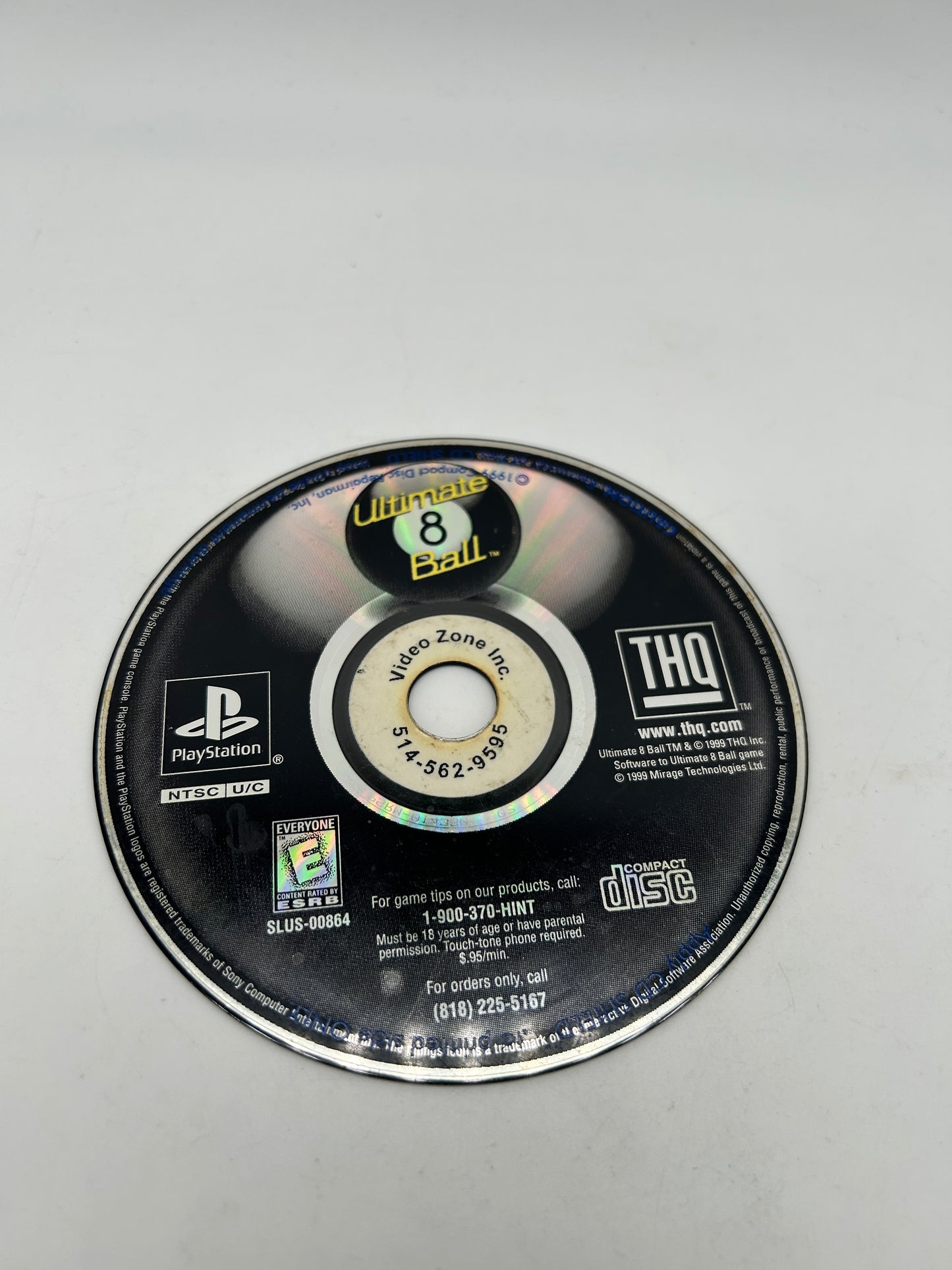 PiXEL-RETRO.COM : SONY PLAYSTATION 1 (PS1) COMPLET CIB BOX MANUAL GAME NTSC ULTIMATE 8 BALL