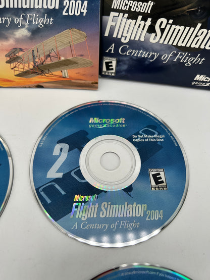 PC COMPUTER | MiCROSOFT FLiGHT SiMULATOR 2004 A CENTURY OF FLiGHT | TIN BOX EDiTiON
