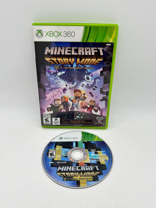 PiXEL-RETRO.COM : MICROSOFT XBOX 360 COMPLETE CIB BOX MANUAL GAME NTSC MINECRAFT STORY MODE SEASON PASS