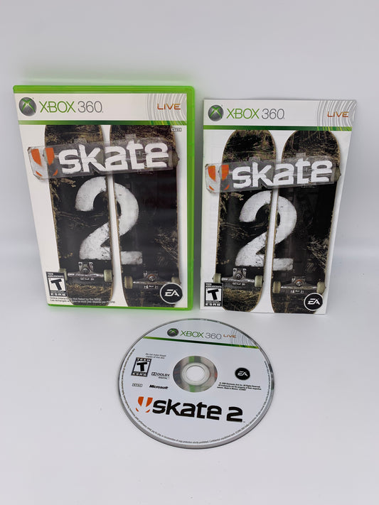 PiXEL-RETRO.COM : MICROSOFT XBOX 360 COMPLETE CIB BOX MANUAL GAME NTSC SKATE 2